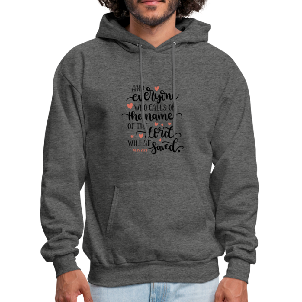 Acts 2:21 - Men's Hoodie - charcoal gray