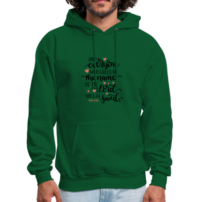 Acts 2:21 - Men's Hoodie - forest green