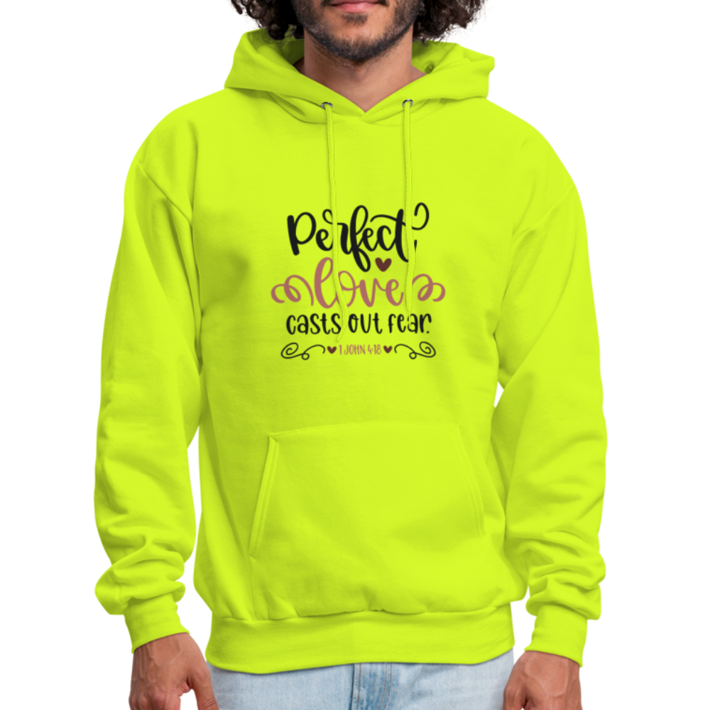 Perfect Love - Men's Hoodie - safety green
