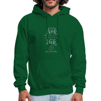 1 Chronicles 16:11 - Men's Hoodie - forest green