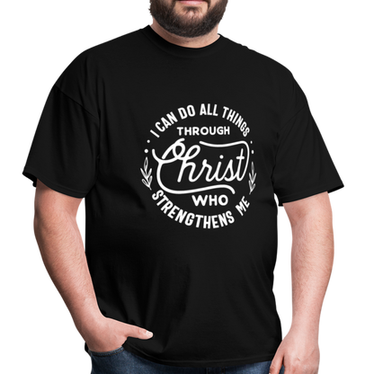 Through Christ - Men's Classic T-Shirt - black
