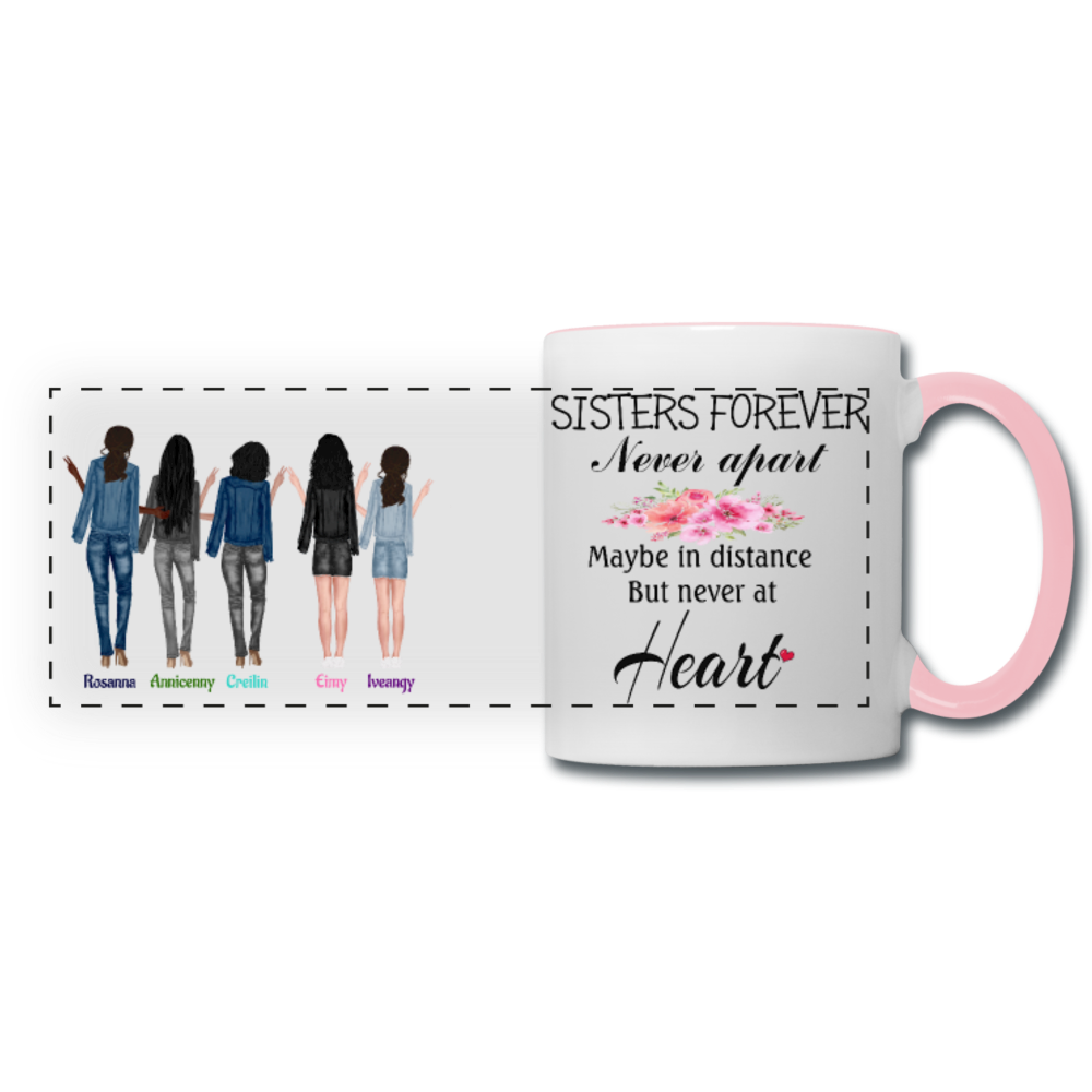 Eimy's Sister-In-Law Panoramic Mug - white/pink